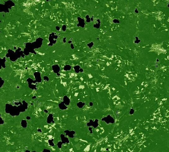 NDVI cloud mask