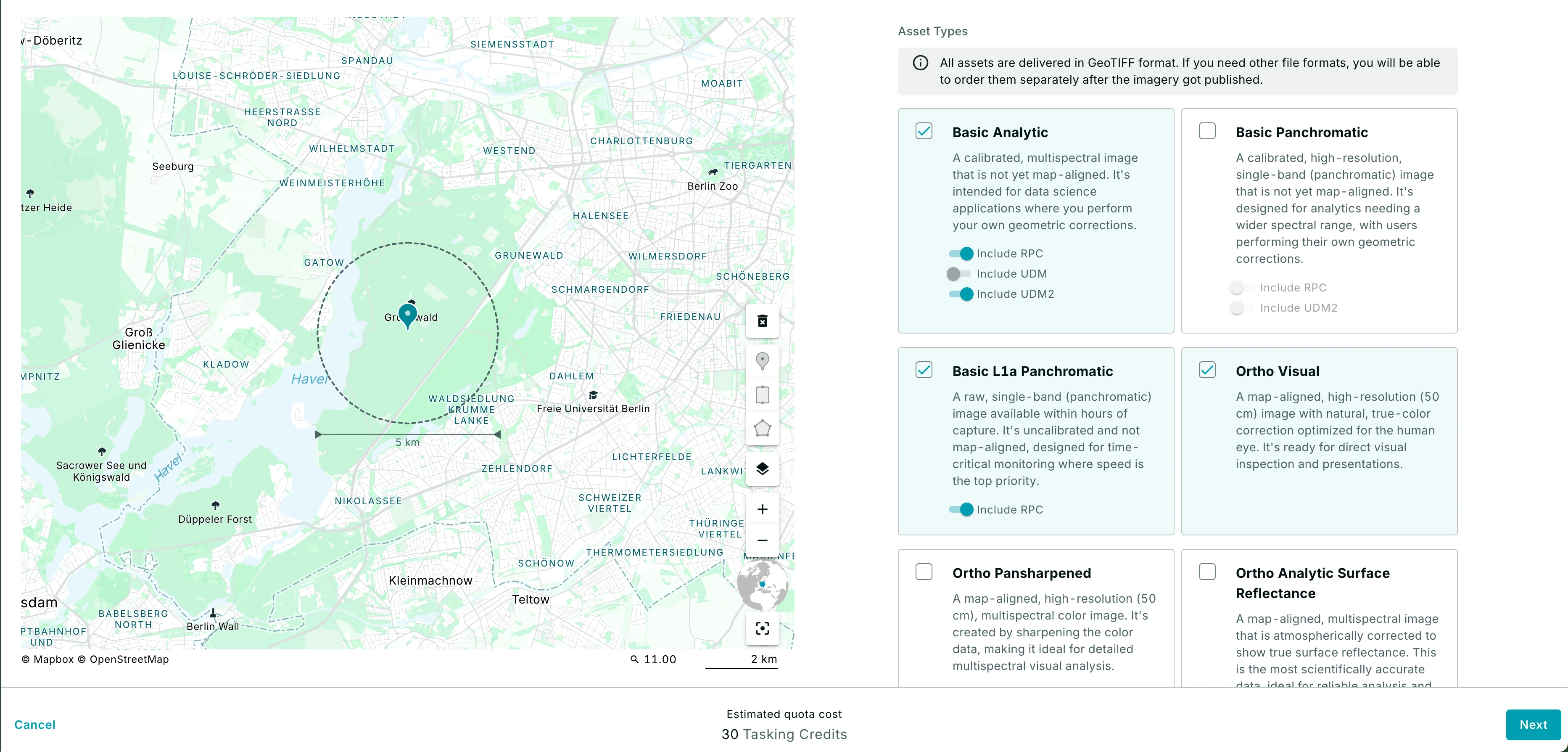 Auto Delivery asset types