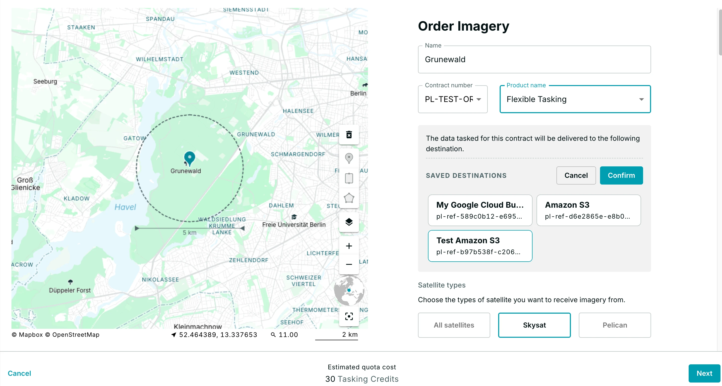 Auto Delivery change destination