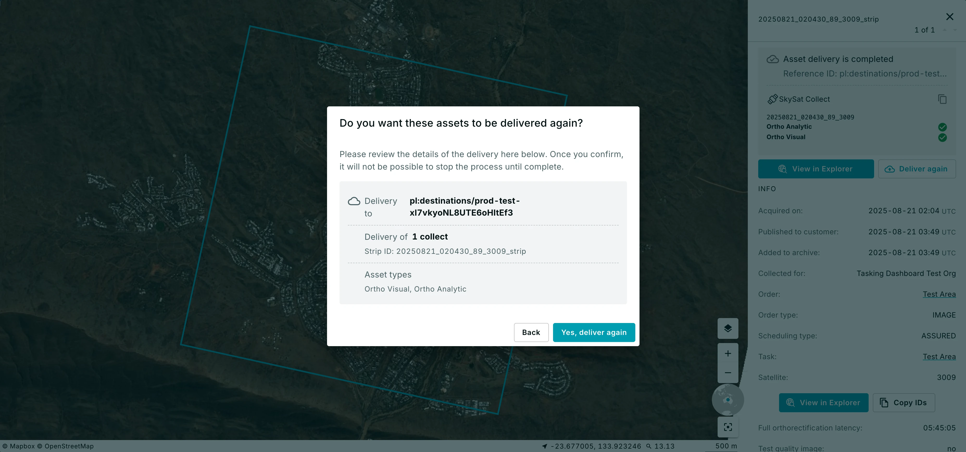 Auto Delivery capture