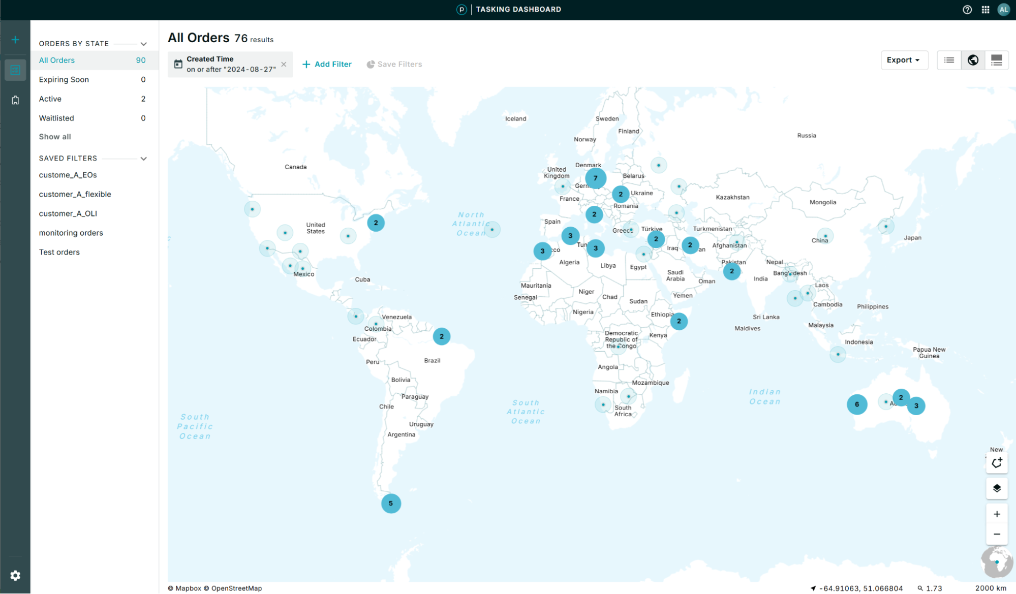 Map view