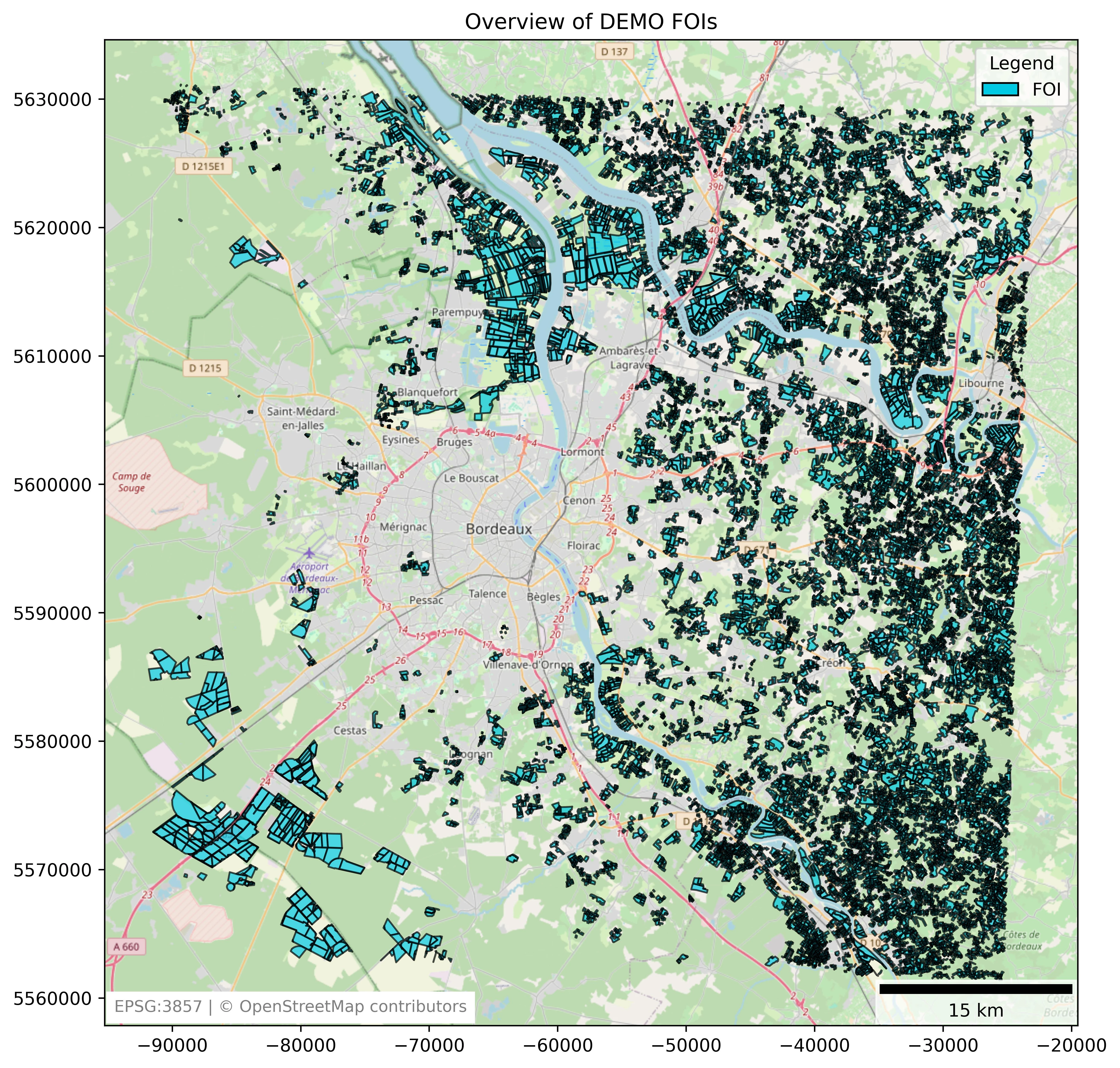 Overview of Demo FOIs