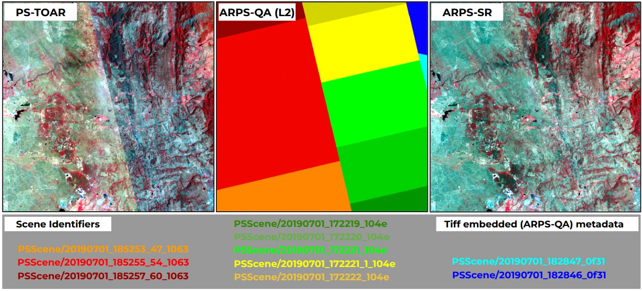 Figure 4: QA layer 2 (pixel traceability mask).