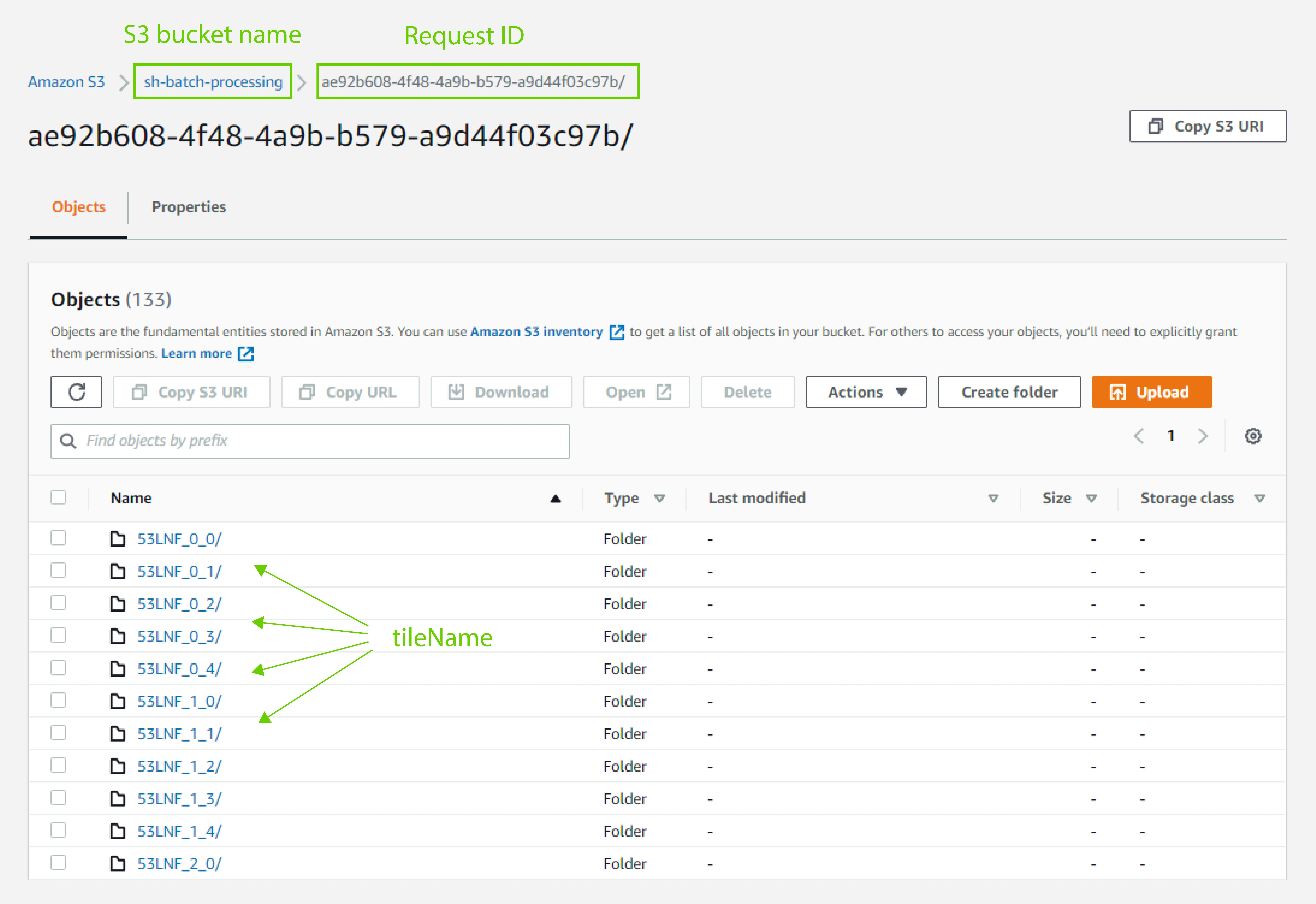 Batch Processing API Sub Folders