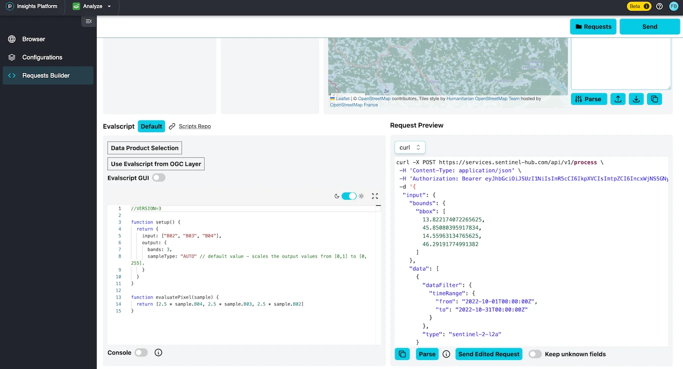 Paste CURL into Preview