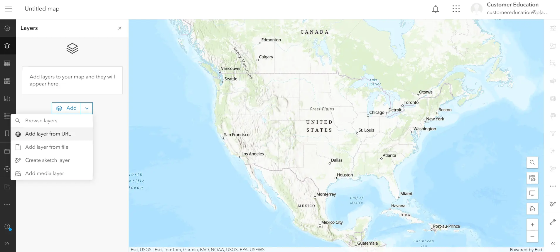 ArcGIS Online Add Layer from URL