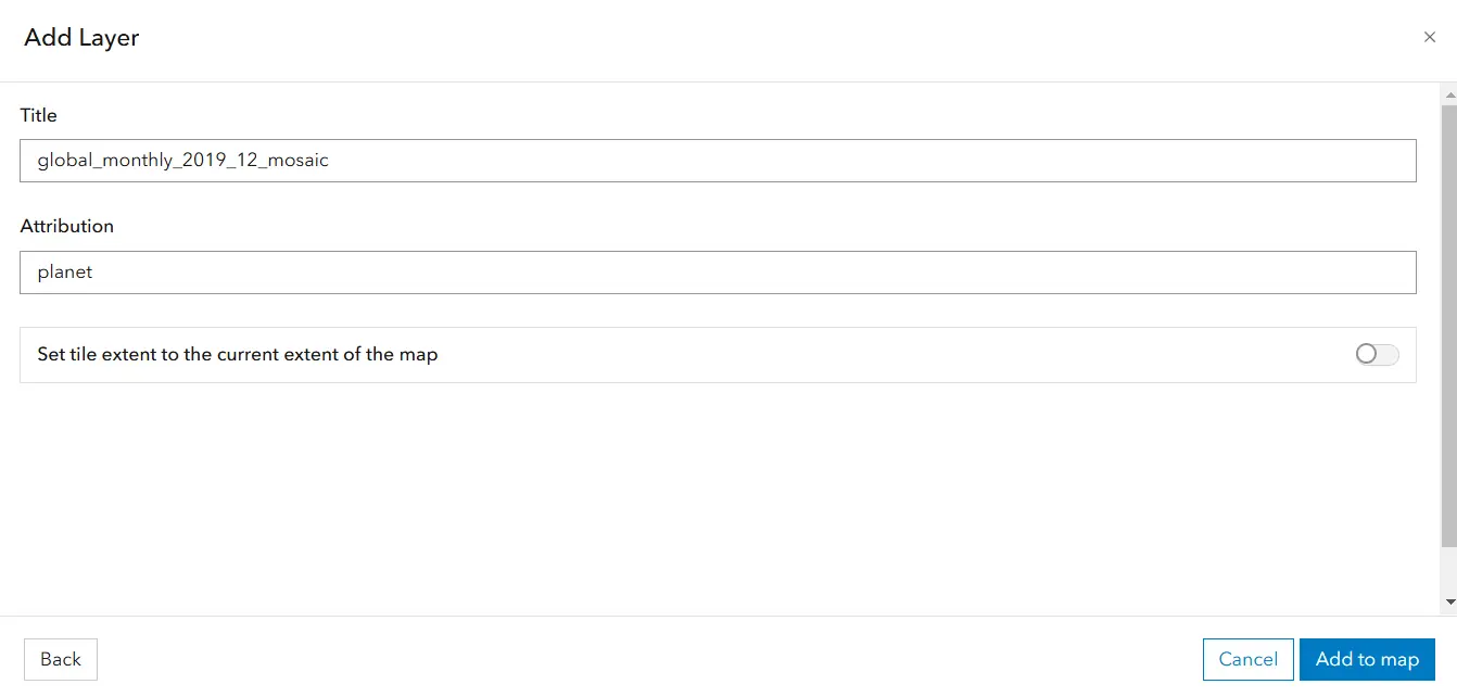 ArcGIS Online Enter Title and Attribution for XYZ Tile Layer